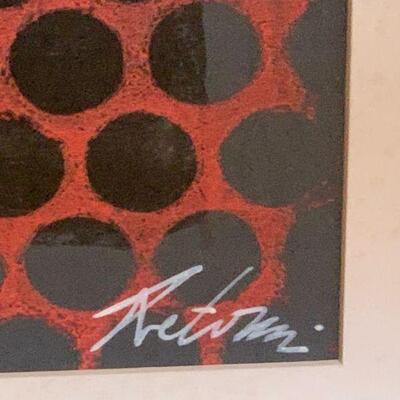 Framed art / "woman giving birth" 