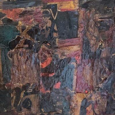 Large 4' x 4' Mixed medium original art / 1 of 1 