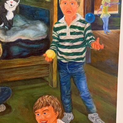 4' x 3' original commissioned art piece 