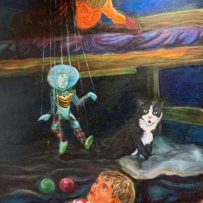 4' x 3' original commissioned art piece 