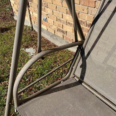 2 Seater Outdoor Metal Glider - Great Shape 