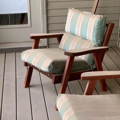 Cedar outdoor patio set 