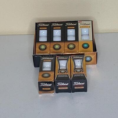 Set of 7 Pack Titleist Pro V1 Gold Balls (3 per pack)