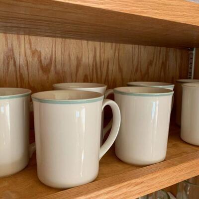 10 piece set of coffee mugs