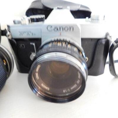 Canon FT 35MM Camera with Accessories