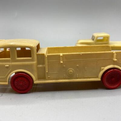 Set of 3 Vintage Plastic Toy Cars *One Missing Wheel*