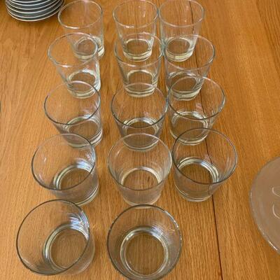 14 heavy highball glasses