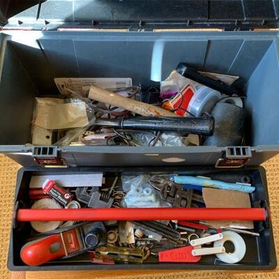 Tool box with tools