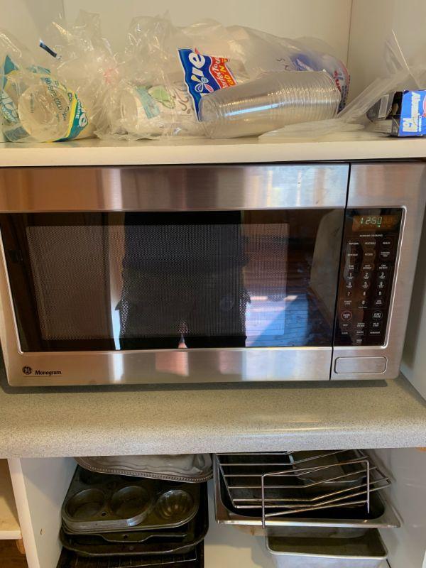 GE Monogram microwave oven