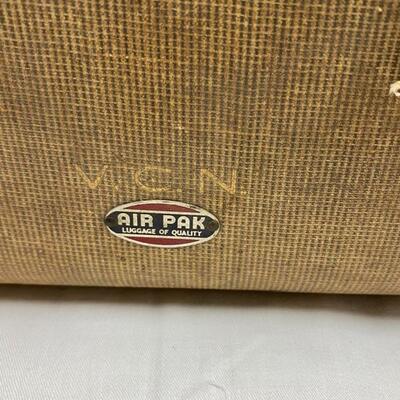 Vintage Hard Sided Air Pak Suitcase