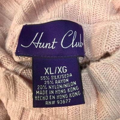 Hunt ClubÂ® Silk/Rayon Turtleneck Sweater XL YD#011-1120-00318