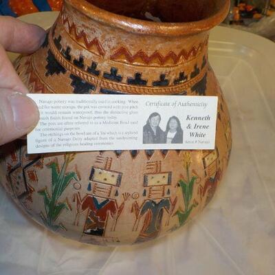 Navajo Pottery Vase.