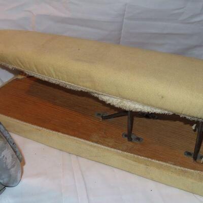 Vintage iron and Sleeve Board