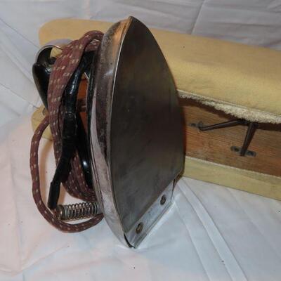 Vintage iron and Sleeve Board