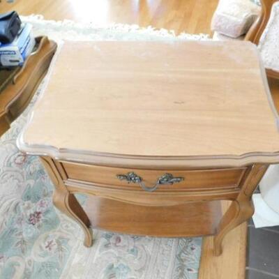 Dixie Furniture Solid Wood Bedside Table