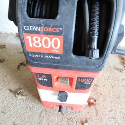 Clean Force 1800 PSI Electric 16GPM Pressure Washer
