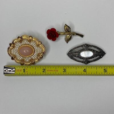 Set of 3 Fashion Pins 