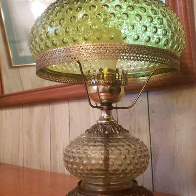 Vintage mid century Hob knob Lamp