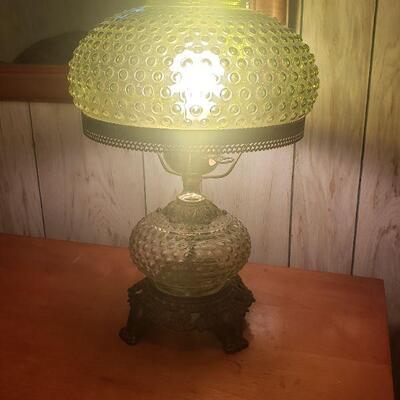 Vintage mid century Hob knob Lamp