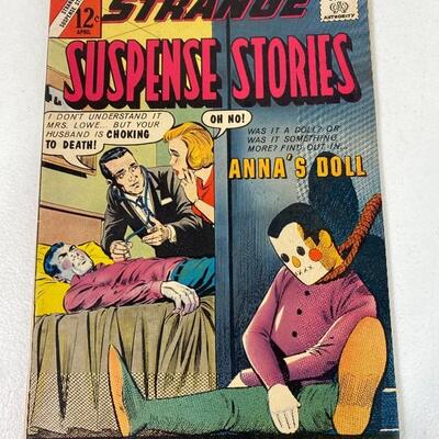 Lot #88 S Vintage CDC Comic Strange Suspense Stories Annaâ€™s Doll Volume 1 #64 1963