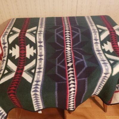 Multi color throw