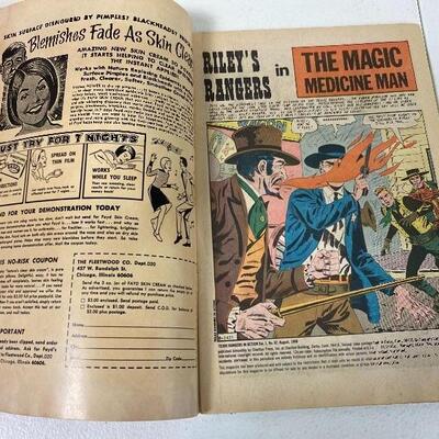 Lot #91 S Vintage Charlton Comic Texas Rangers In Action Volume 1 #67 1968