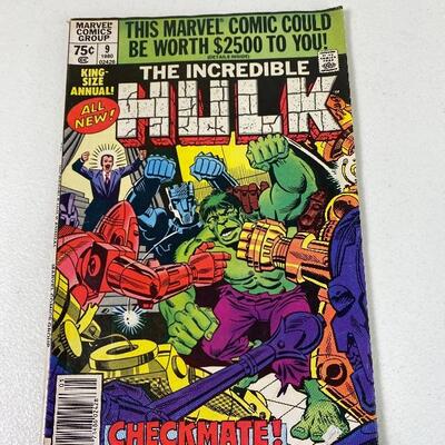 Lot #99 S Vintage Marvel Comics Group King Size Annual The Incredible Hulk 1989 # 9