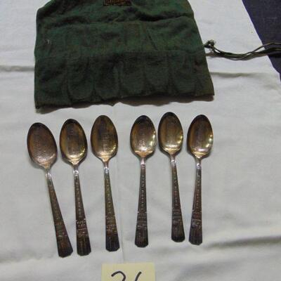 36 Collectable silver spoons