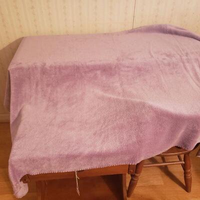 Lavender throw