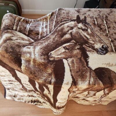 Beautiful Large Horse Throw