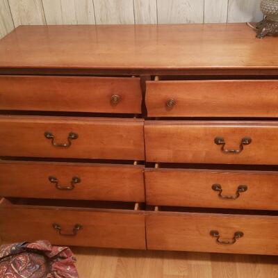 Permanized Mengel 6 drawer dresser