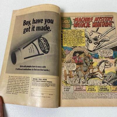 Lot #107 S Vintage Marvel Comics Group Ghost Rider 1967 & 1980