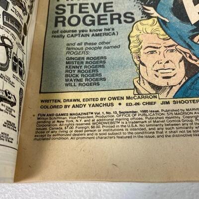 Lot #111 S Vintage Marvel Comics Group Shogun Warriors 1979 #3 & #5 Fun And Games 1980