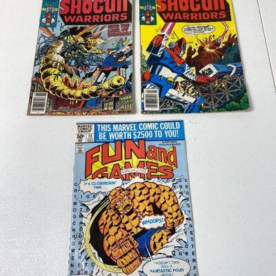 Lot #111 S Vintage Marvel Comics Group Shogun Warriors 1979 #3 & #5 Fun And Games 1980