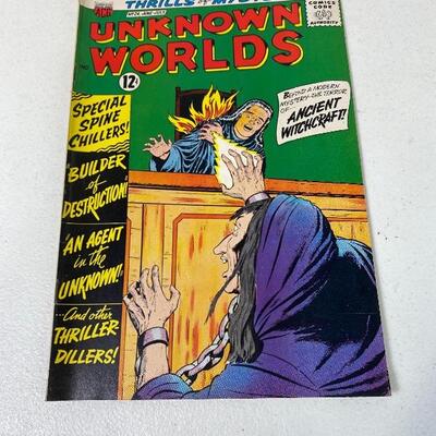 Lot #110 S Vintage American Comics Group Unknown Worlds #24 1963