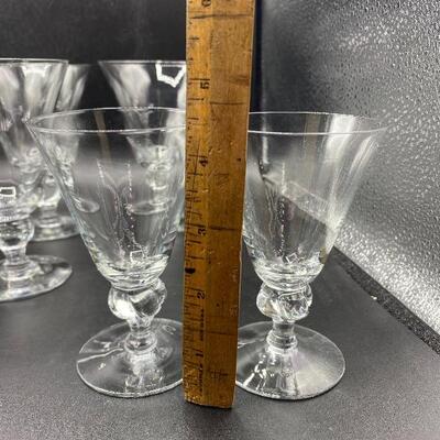 15 pcs Goblet Style Drink Glass Set 3 Sizes