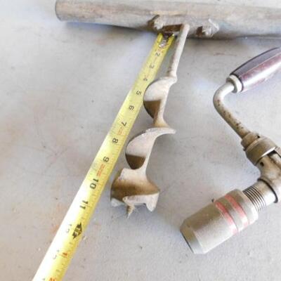 Brace Drill and Hand Auger