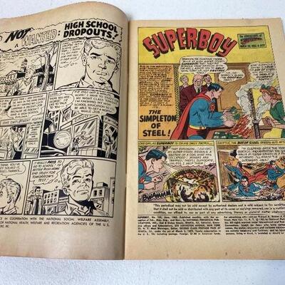 Lot #139 S Vintage DC Comics 1963 Superboy & Adventure Comics With Superboy Legion Of Super Heroes