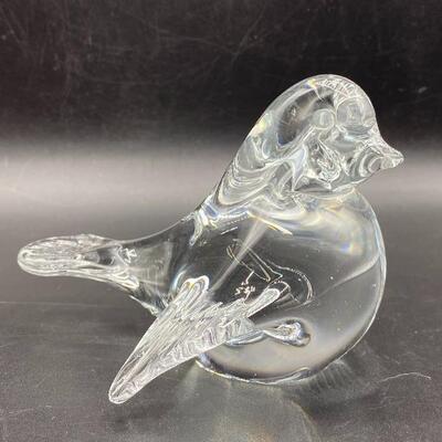 Blown Glass Bird Paperweight YD#011-1120-00015