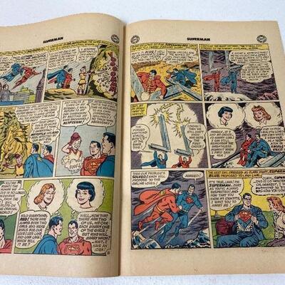Lot #141 S Vintage DC National Comics Superman Red Blue 1963  # 162  