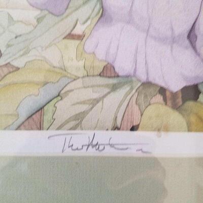 "House on the Hill" Martha's Vinyard Artist LE 111/450 Matted/Framed