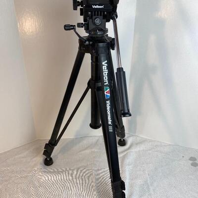 Lot#142 Velbon Videomate 3 Tripod Camera Video complete Adjustable