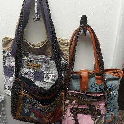 Bundle of handbags