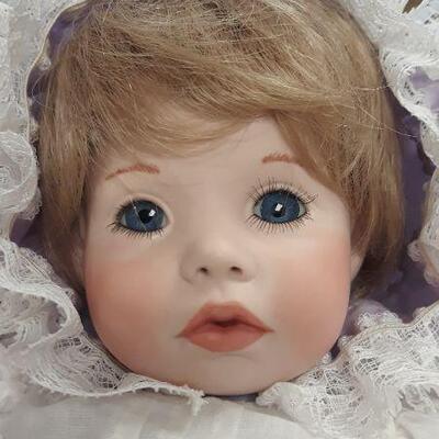Porcelain Doll w/ misc. Items