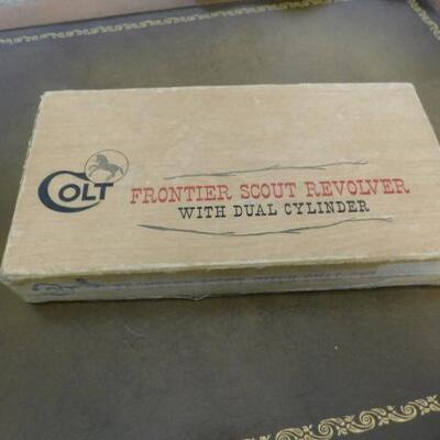 Colt Frontier Scout 22LR/22Mag Revolver with Box and Original Colt Advertising