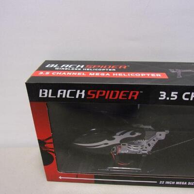 Lot 3 -  Black Spider 3.5 Channel Mega Helicopter 22