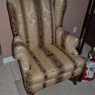 LOT 73 WING BACK CHAIR