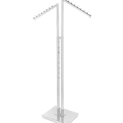2-Way Clothing Rack with Slant Arms