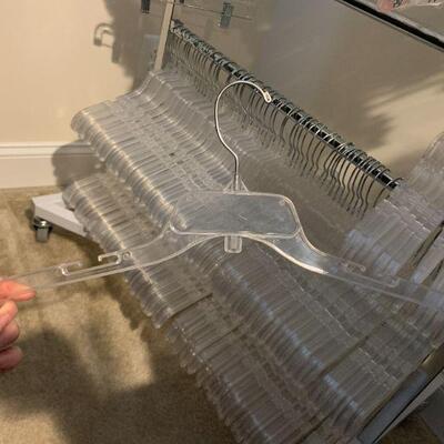 Plastic shirt hangers (Lot 3)