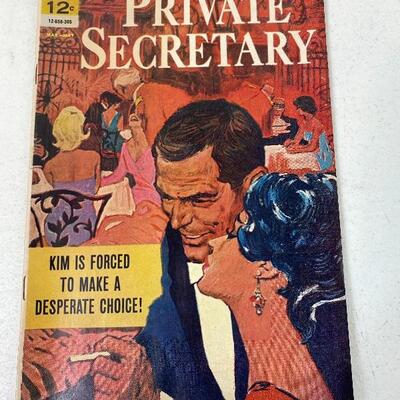 Lot #192 S Vintage 1963 Dell Comic Private Secretary Rare 